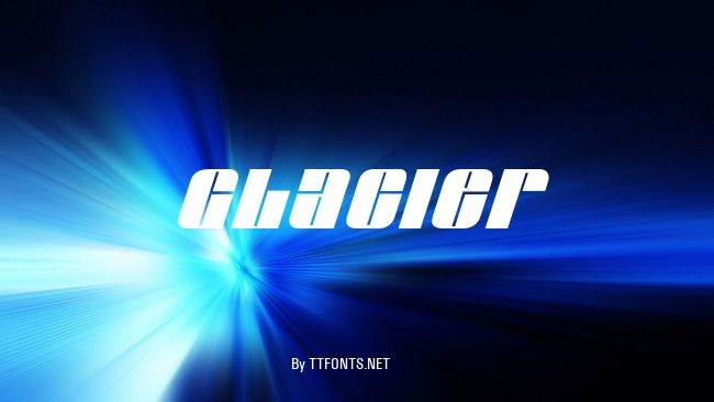Glacier example