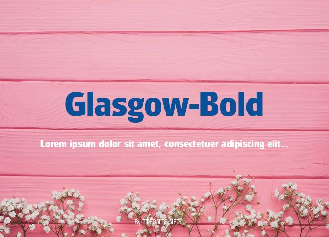 Glasgow-Bold example