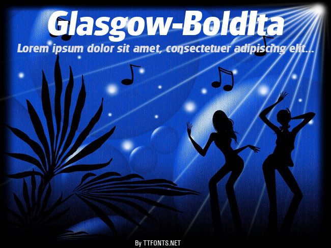 Glasgow-BoldIta example