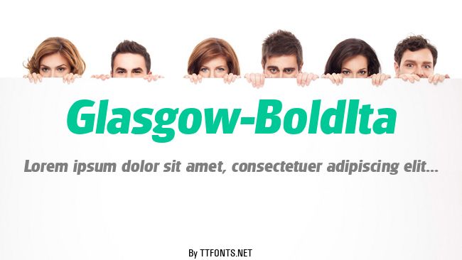 Glasgow-BoldIta example