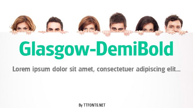 Glasgow-DemiBold example