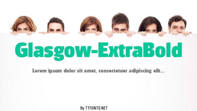 Glasgow-ExtraBold example