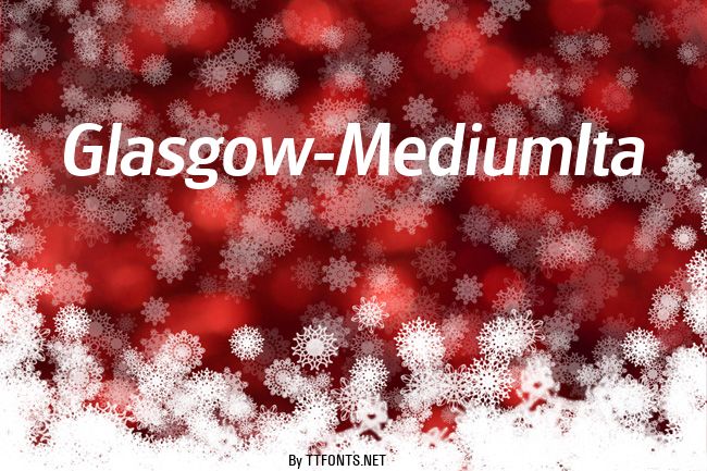 Glasgow-MediumIta example