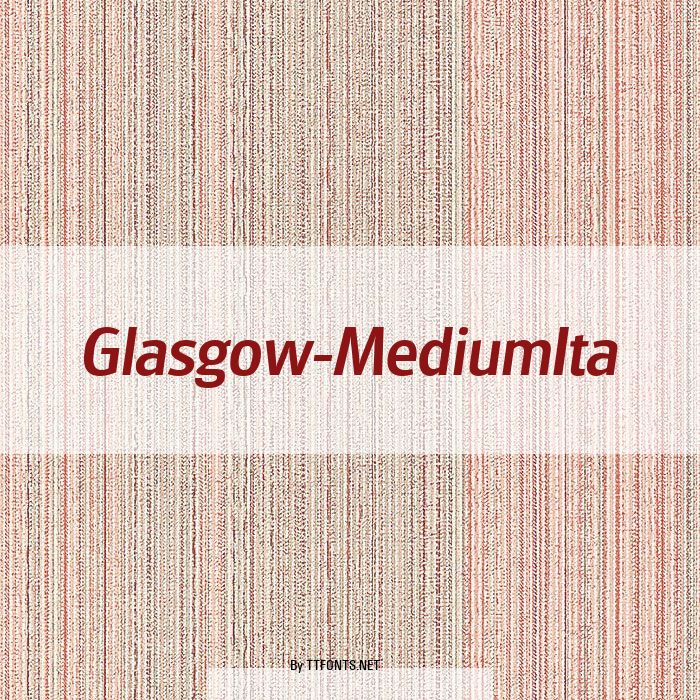 Glasgow-MediumIta example