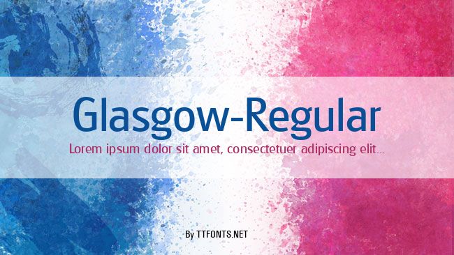 Glasgow-Regular example