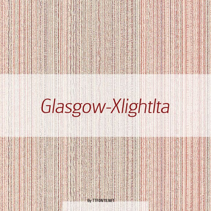 Glasgow-XlightIta example
