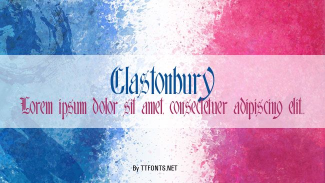 Glastonbury example
