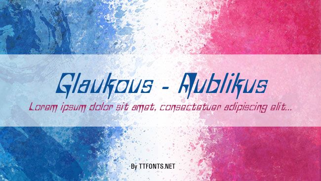 Glaukous - Aublikus example