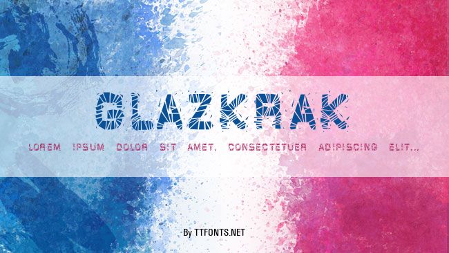 GlazKrak example