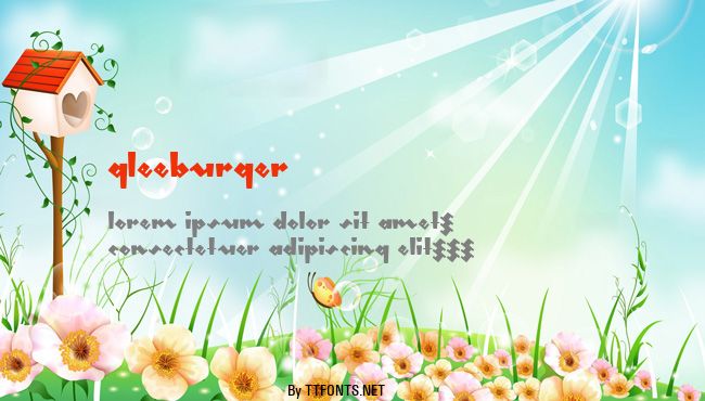 gleeburger example