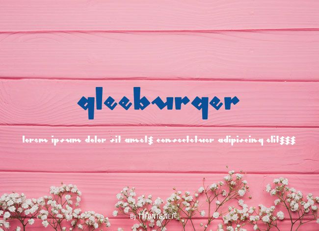 gleeburger example