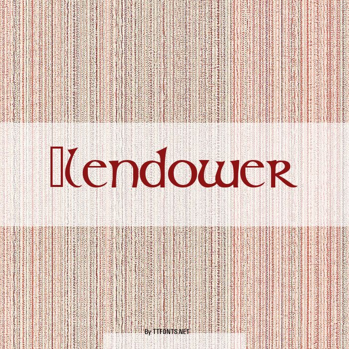 Glendower example