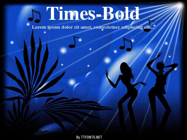 Times-Bold example