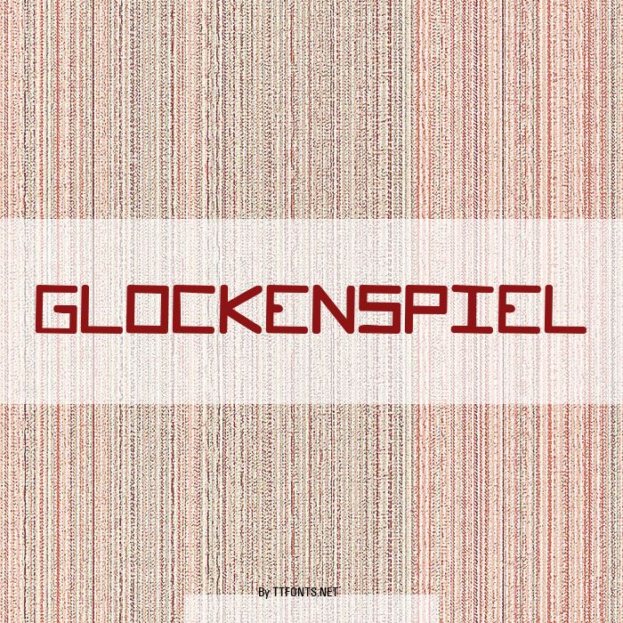 Glockenspiel example