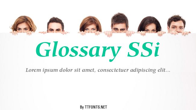 Glossary SSi example