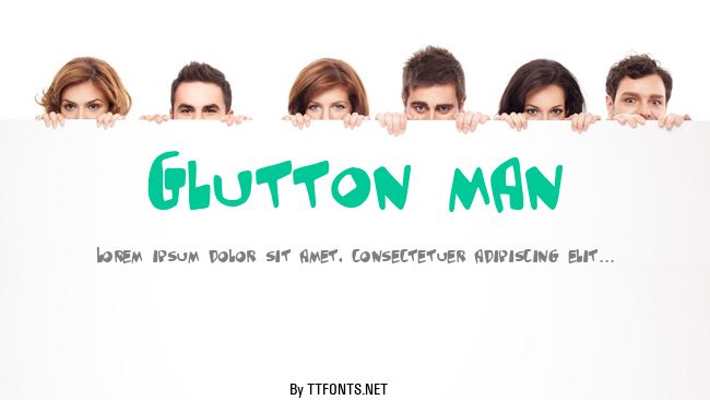 Glutton man example