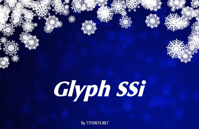 Glyph SSi example