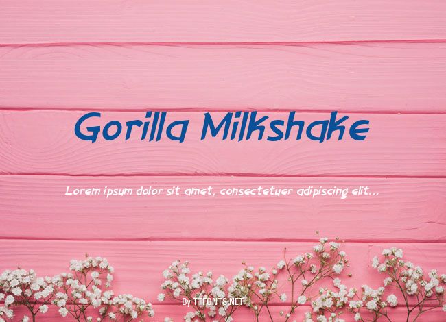 Gorilla Milkshake example