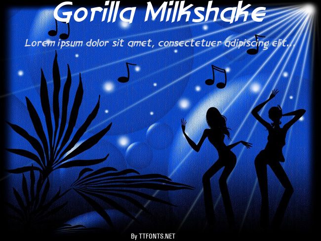 Gorilla Milkshake example