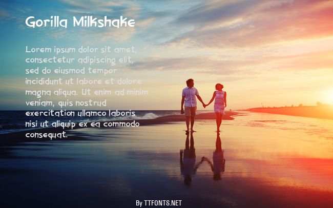Gorilla Milkshake example