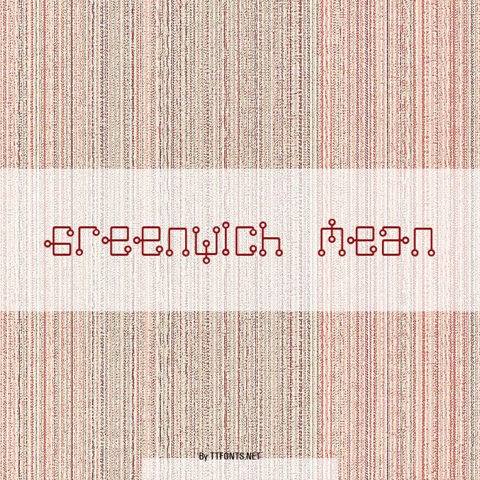 Greenwich Mean example