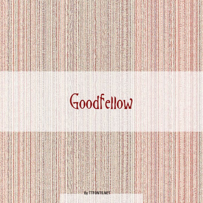 Goodfellow example