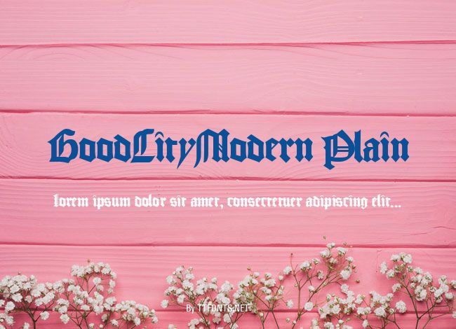 GoodCityModern Plain example