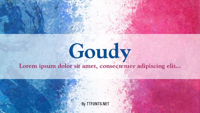 Goudy example