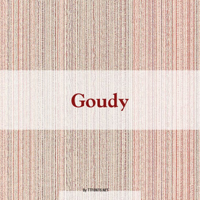 Goudy example