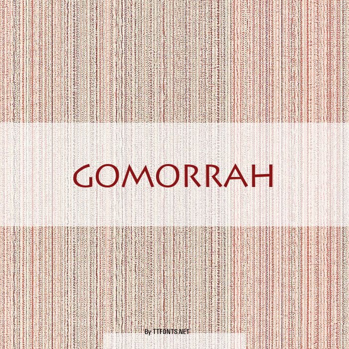 Gomorrah example