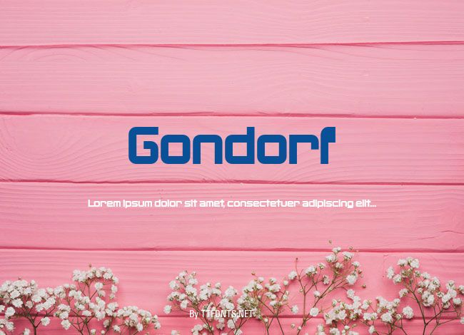 Gondorf example