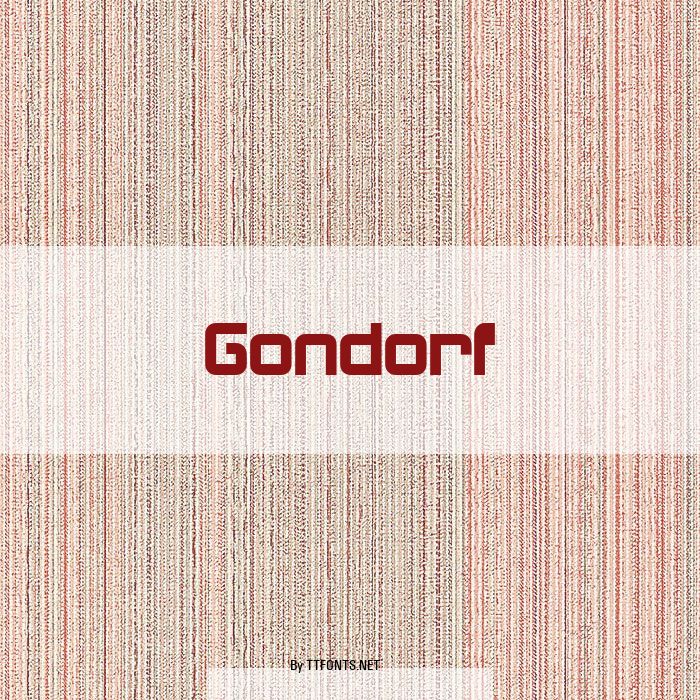 Gondorf example