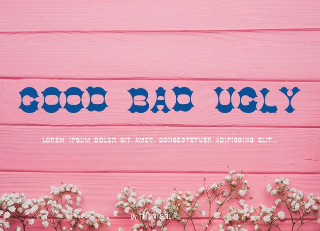 Good Bad Ugly example