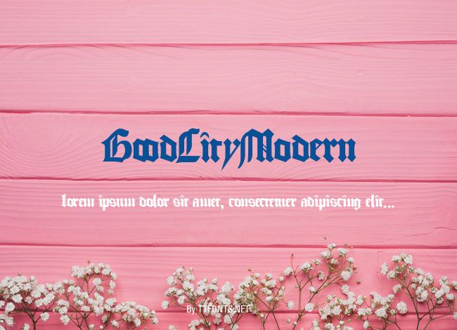 GoodCityModern example