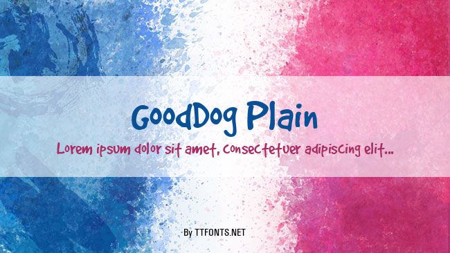 GoodDog Plain example