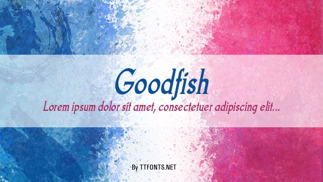 Goodfish example