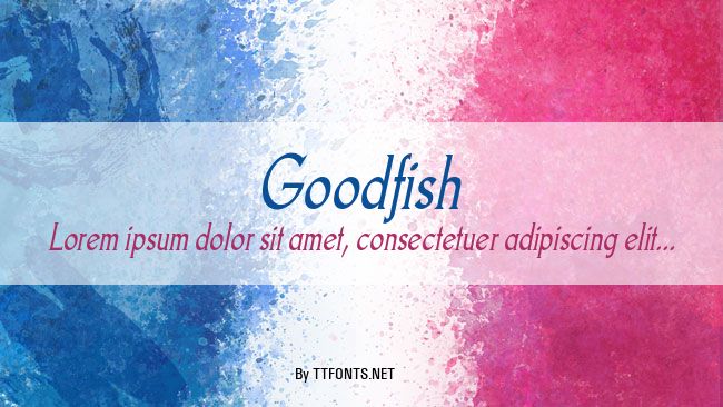 Goodfish example