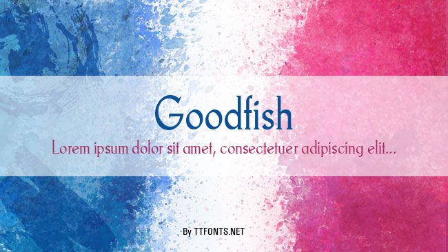 Goodfish example