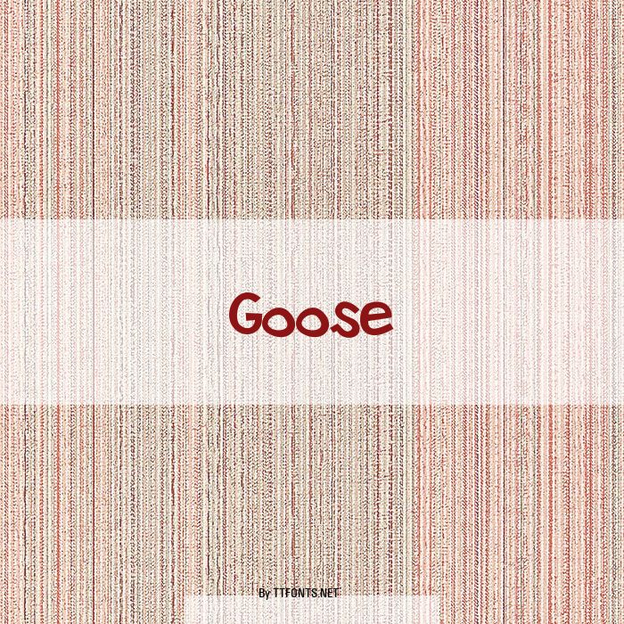 Goose example