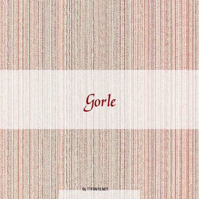 Gorle example