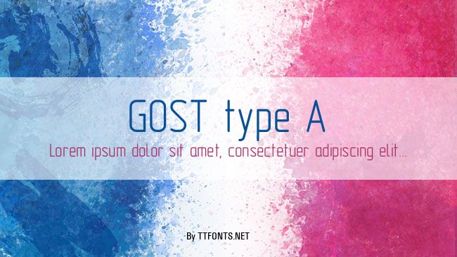 GOST type A example