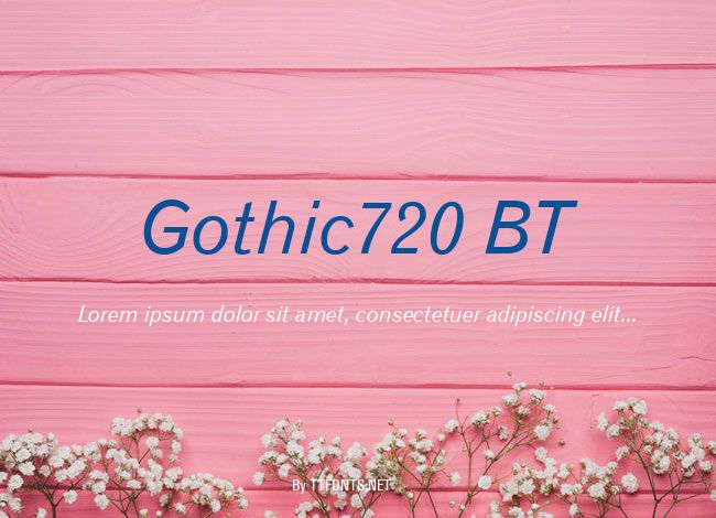 Gothic720 BT example
