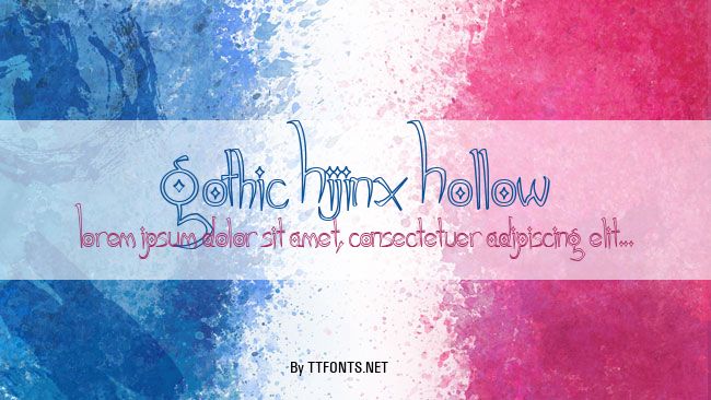 Gothic Hijinx Hollow example