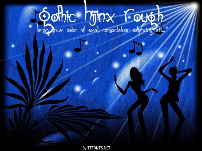 Gothic Hijinx Rough example