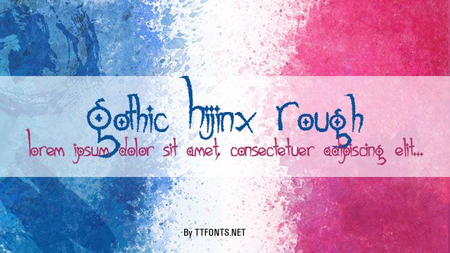 Gothic Hijinx Rough example