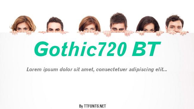 Gothic720 BT example