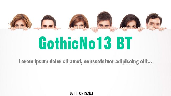GothicNo13 BT example