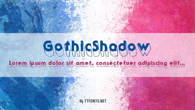 GothicShadow example