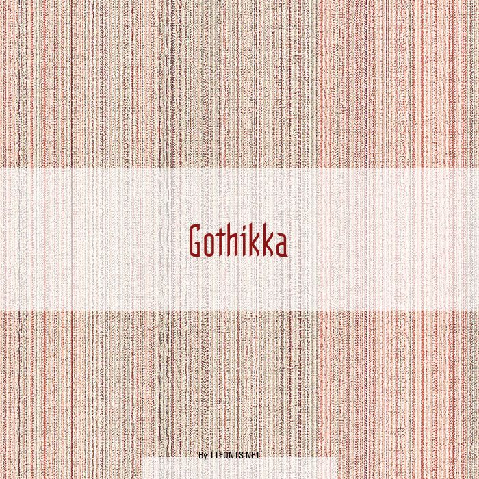 Gothikka example
