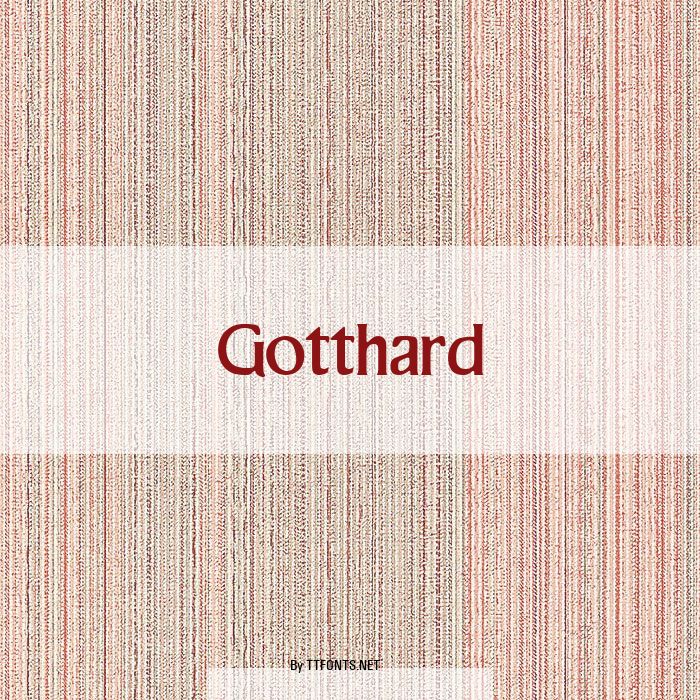 Gotthard example